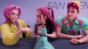 Кей-поп охотницы на демонов на русском встреча с фанат