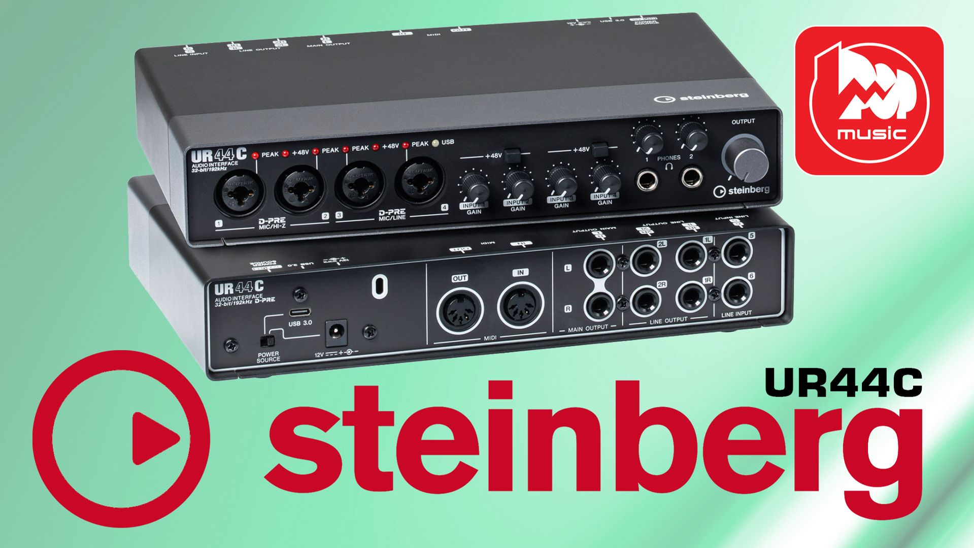 Аудиоинтерфейс Steinberg UR44C