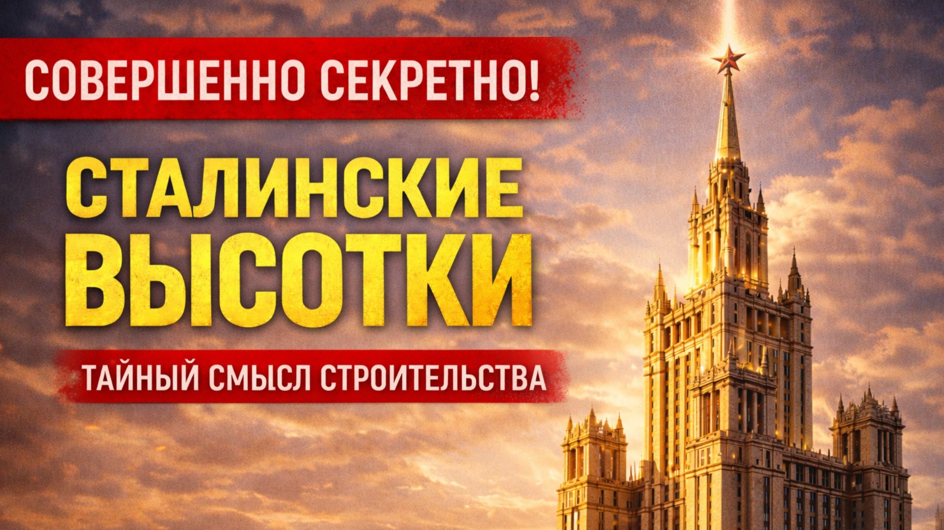 СОВЕРШЕННО СЕКРЕТНО — СТАЛИНСКИЕ ВЫСОТКИ. ТАЙНЫЙ СМЫСЛ СТРОИТЕЛЬСТВА смотреть онлайн