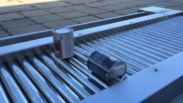 Роликовый инспекционный конвейер смотреть онлайн