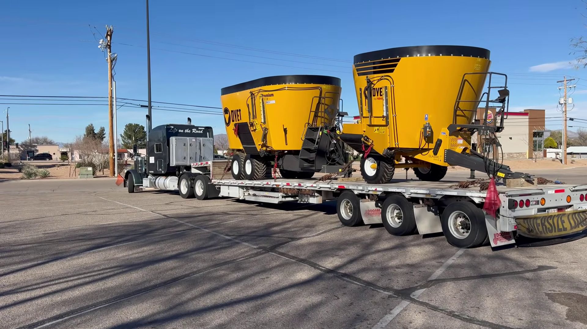 РЕЙС В КАЛИФОРНИЮ И ТЕХАС, КРЕПЛЕНИЕ ЭКСКАВАТОРА И БУЛЬДОЗЕРА. Дальнобой США: Судьба Дорога смотреть онлайн