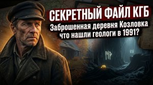 СЕКРЕТНЫЙ ФАЙЛ КГБ: Заброшенная деревня Козловка. То, что нашли геологи в 1991, засекретили навечно