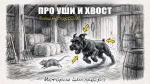 Про Уши и Хвост. Коррекция ушей Шнауцера в домашних условиях.
