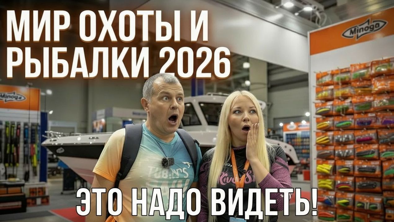 ЭТО НАДО ВИДЕТЬ! Выставка МИР ОХОТЫ и РЫБАЛКИ весна 2026 Крокус Экспо 2026. смотреть онлайн