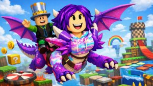 ПАПА и ДОЧКА проходят ПАРКУР в РОБЛОКС! Побег то ПИНГВИНАМИ то ДРАКОНАМИ но мы не прошли!