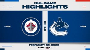 NHL Highlights | Jets vs. Canucks - February 25, 2026