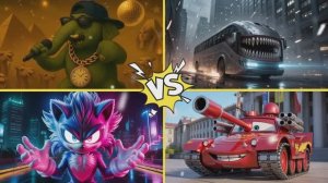 МУЛЬТИКИ: ЛИРИЛИ ЛАРИЛА vs СОНИК vs ШКОЛЬНЫЙ АВТОБУС vs ТАНК МАКВИН — ТАНЦЕВАЛЬНЫЙ БАТТЛ!