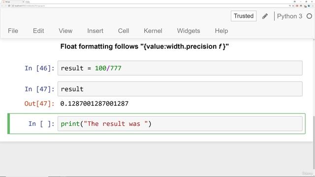 19 - Print Formatting with Strings смотреть онлайн