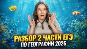 Разбор 2 части ЕГЭ по географии 2026: что будет во 2 части на ЕГЭ | Умскул