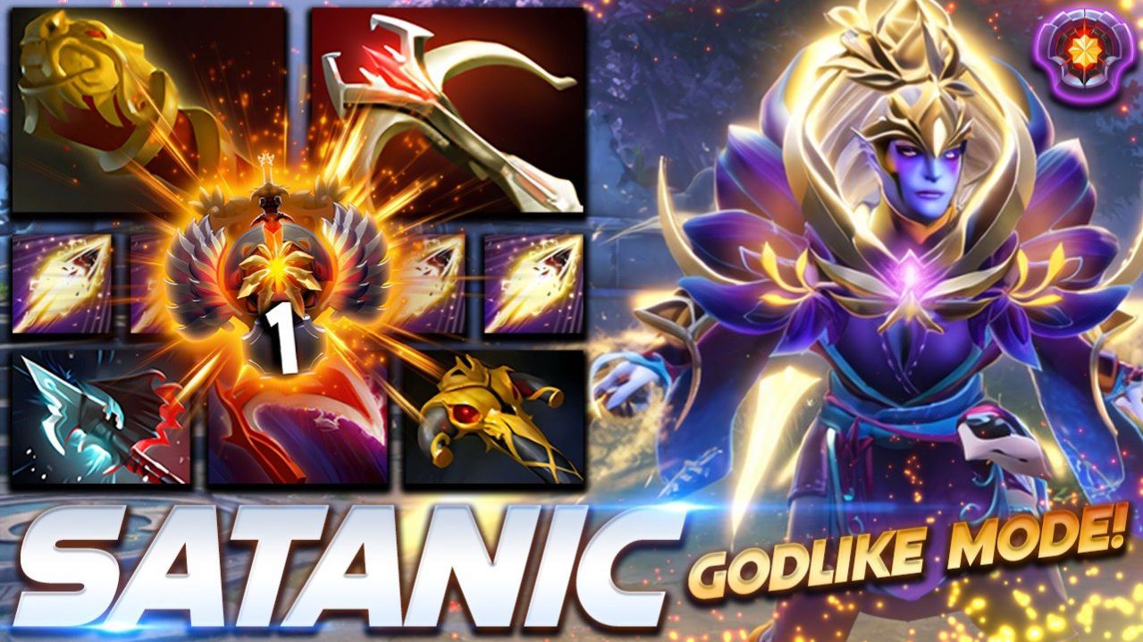 Satanic Templar Assassin — профессиональный геймплей в Dota 2 [Смотри и учись]