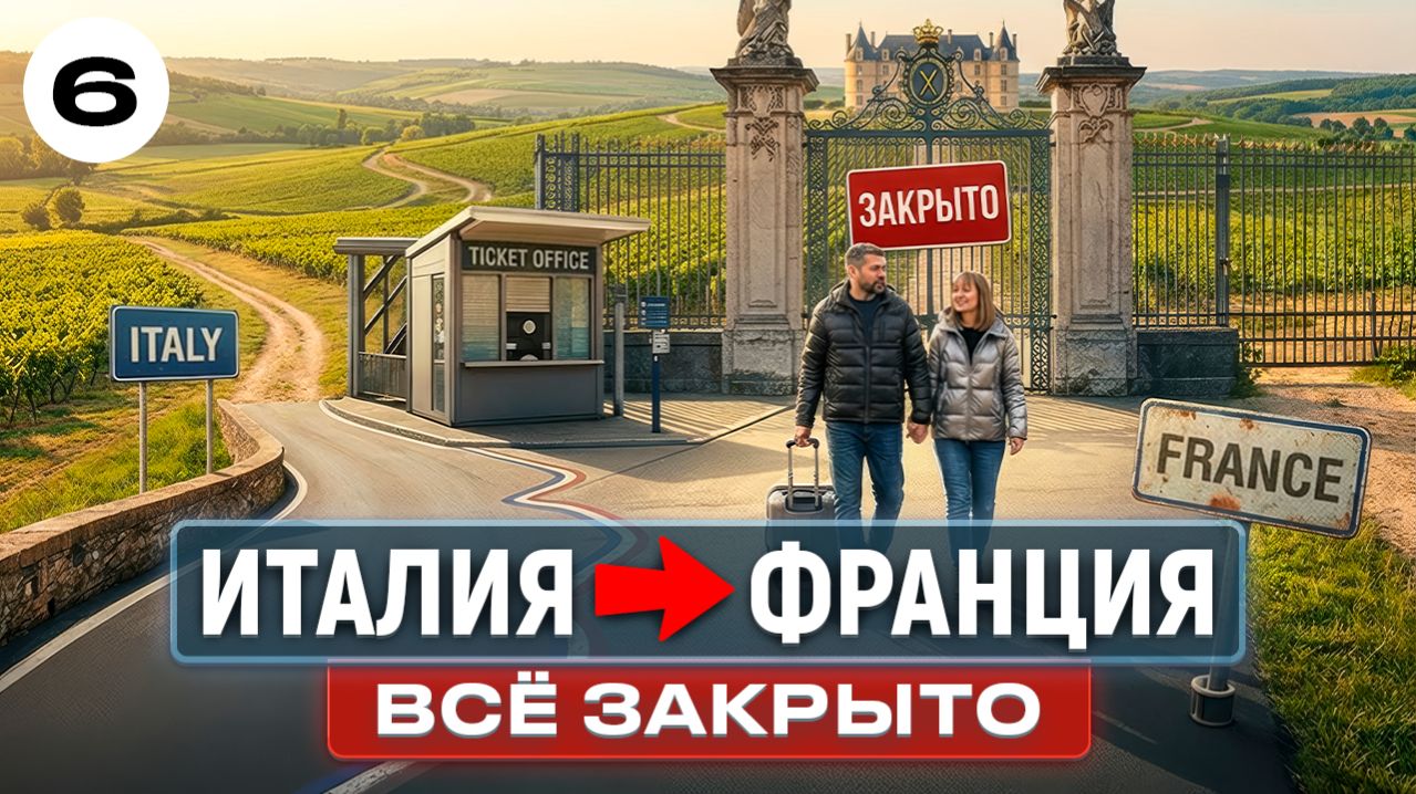 Путешествие на машине по Европе: по дороге во Францию! смотреть онлайн