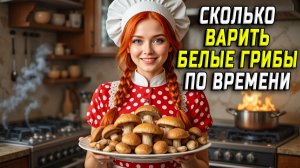 Сколько варить белые грибы по времени