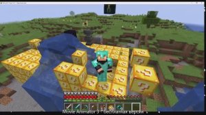Открываю Lucky Block в маинкрафт
