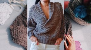 🔥 ДЖЕМПЕР С ШАЛЕВЫМ ВОРОТОМ