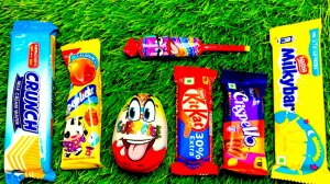 Увлекательное видео распаковки разноцветных леденцов, шоколада и конфет