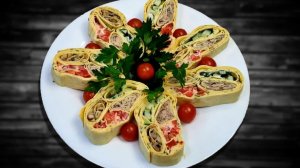 Беру Консервы Лаваш и... Век живи - век учись! Этот рецепт придумал для Новогодней Ночи 2025!!!