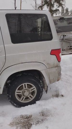 2 часа открывал багажник УАЗ Патриот