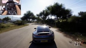 Porsche 911 Carrera S: 700 сил на задних 🔥 Дрифт в Forza Horizon 5 с рулём 🏁