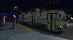 Поездка на СВаРЗ Ikarus-280T по маршруту №12 по карте Тверь 3.0