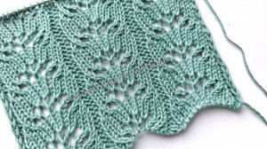 Лёгкий эффектный ажурный узор спицами 🌼 Справятся даже начинающие 🌼 Схема