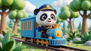 🚂ПУТЕШЕСТВИЕ С ПАНДОЧКОЙ: Серия 1 | Развивающие мультфильмы для детей