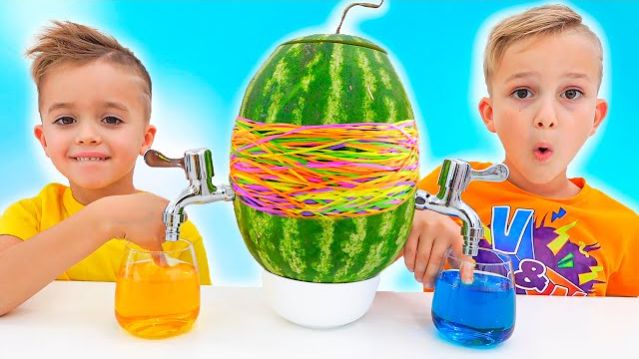 Влад и Ники развлекаются с мамой - сборник детского видео с игрушками смотреть онлайн