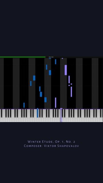 Красивая музыка для фортепиано, Зимний этюд - Winter Etude, Op. 1, No. 2 #piano #music #romantic