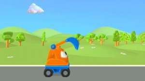 Видео для детей Экскаватор Мультфильм