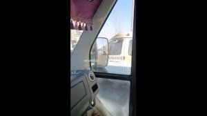 Сгоревшая маршрутка в Барнауле