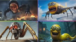 МУЛЬТИКИ: ЗАРАЖЁННОЕ НЕБО vs МИНИОН vs СКЕЛЕТ‑ЭКСКАВАТОР vs ЧЕРВЯК‑СЛУЖАКА — ВЕСЁЛОЕ ПРИКЛЮЧЕНИЕ!