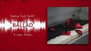 80s Power Ballad Backing Track in A ｜ BT-267