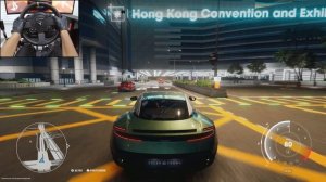 Aston Martin DB11 элегантность и мощь 💨 Гонка в TDU Solar Crown с рулём 🎮