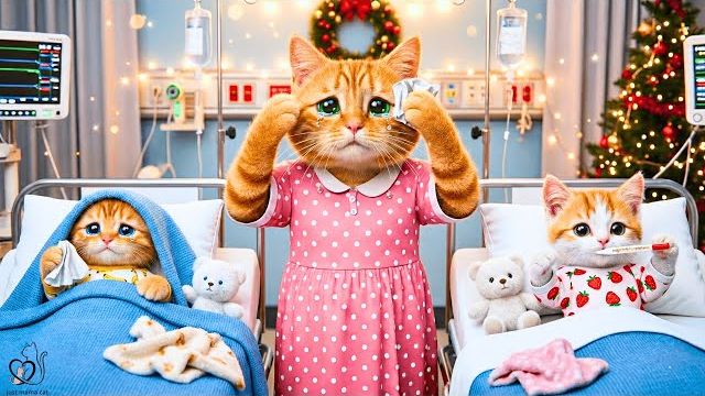 Рыжий котенок и Майло заболели в рождественскую ночь То, что сделала мама дальше вас просто потрясет смотреть онлайн