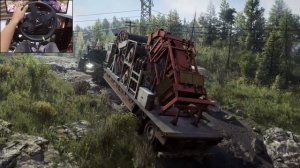 Огромный колтюбинг в снегах ❄️ Тяжелейший груз в SnowRunner за рулём 🚛