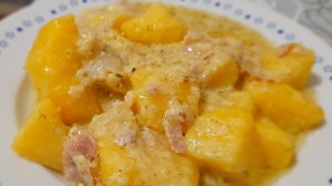 Быстрый ужин из картофеля с беконом