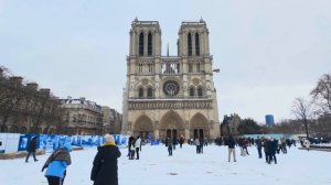 Париж под снегом 2026 🌨️ Неспешная зимняя прогулка 🚶♂️✨