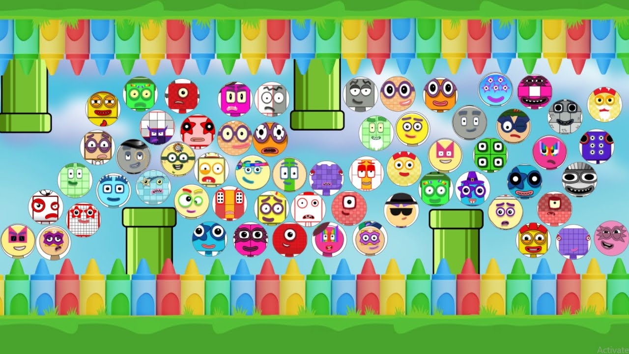 🔥🙀Все Sprunki Numberblocks пытаются сбежать из лабиринта! смотреть онлайн