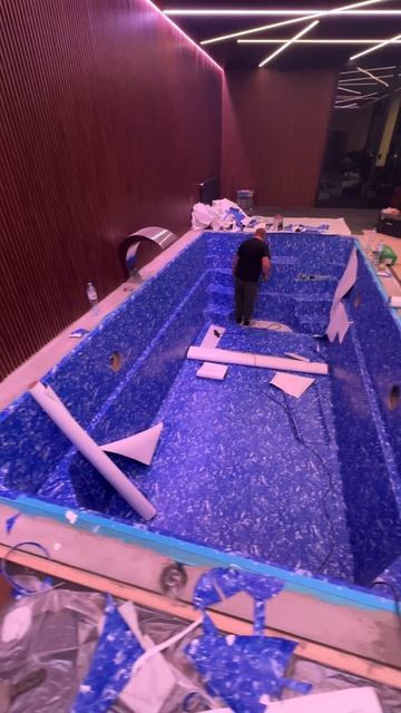 Как рассчитать пленку для отделки бассейна