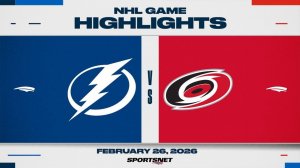 NHL Highlights | Lightning vs. Hurricanes - February 26, 2026