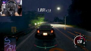 Nissan 350Z дрифтует в грозу ⚡ Японский Drift Master на рулях 🏁