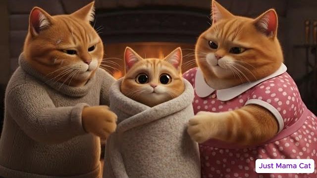 Под имбирём треснул лёд... Кот и кошка бросились на помощь котёнку. смотреть онлайн