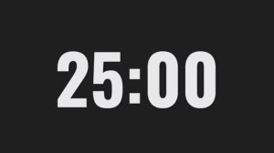 Таймер на 25 минут