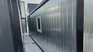 Бытовка размер 5.85х2.4 крыша плоская