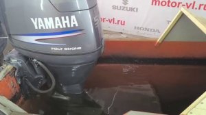 Запуск двигателя Yamaha F50