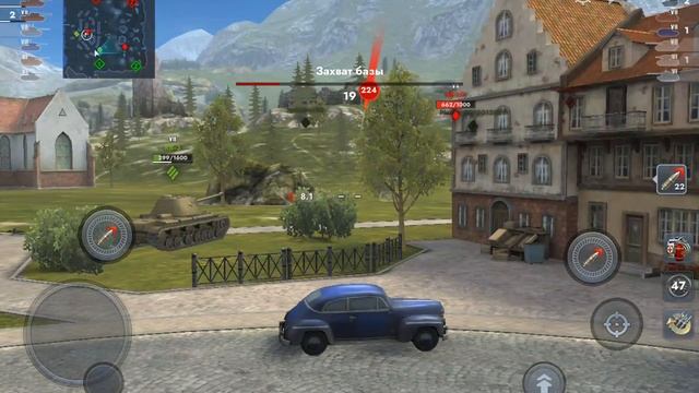 впервые снимаю Tanks Blitz ( тэнкс блицс .