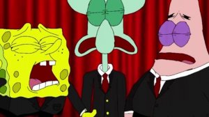 SpongeBob Patrick and squidward sing My Way AI cover (art by berrybrix)