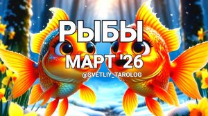 ♓️ РЫБЫ. МАРТ 2026 год 🔮