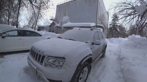 Прогрев мотора дизельного Дастера после откл. Экологии