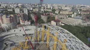Видеосъемка реконструкции стадиона Динамо