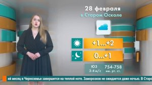 Погода в Старом Осколе на 28 февраля